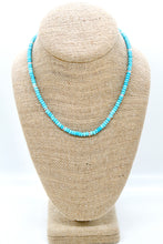 Load image into Gallery viewer, Turquoise + Silver Necklace - NC-505S

