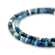 Load image into Gallery viewer, Blue Line Jasper + Silver Necklace - NC-506S
