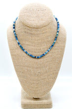 Load image into Gallery viewer, Blue Line Jasper + Silver Necklace - NC-506S
