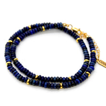 Load image into Gallery viewer, Lapis Lazuli + Gold Necklace - NC-507G

