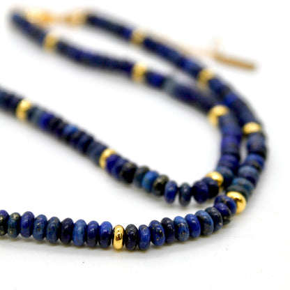 Lapis Lazuli + Gold Necklace - NC-507G