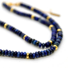 Load image into Gallery viewer, Lapis Lazuli + Gold Necklace - NC-507G
