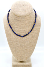 Load image into Gallery viewer, Lapis Lazuli + Gold Necklace - NC-507G
