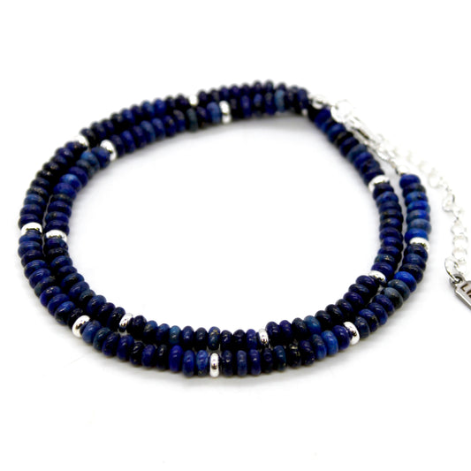Lapis Lazuli + Silver Necklace - NC-507S