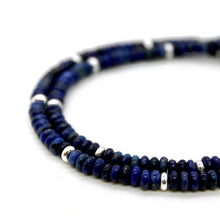 Load image into Gallery viewer, Lapis Lazuli + Silver Necklace - NC-507S

