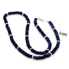 Load image into Gallery viewer, Lapis Lazuli + Silver Necklace - NC-507S
