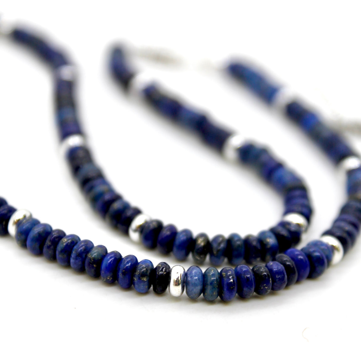 Lapis Lazuli + Silver Necklace - NC-507S