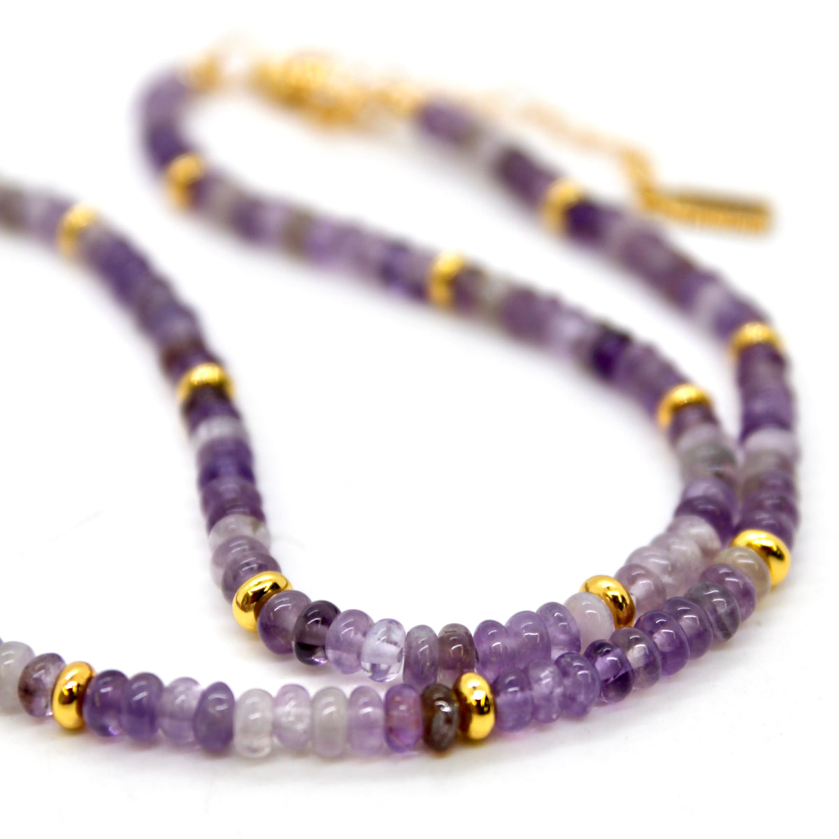 Amethyst + Gold Necklace - NC-509G