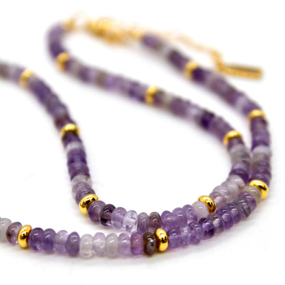Amethyst + Gold Necklace - NC-509G