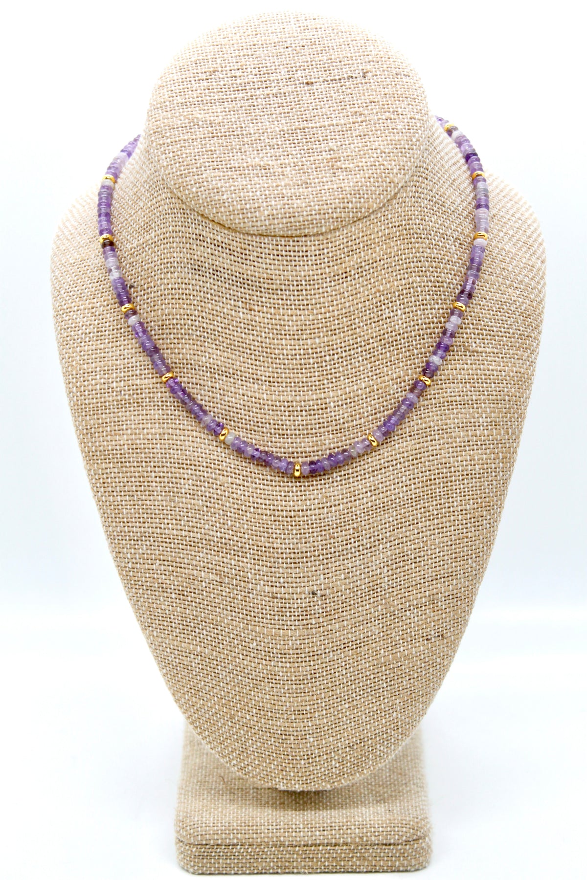 Amethyst + Gold Necklace - NC-509G
