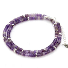 Load image into Gallery viewer, Amethyst + Silver Necklace - NC-509S
