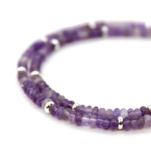 Load image into Gallery viewer, Amethyst + Silver Necklace - NC-509S
