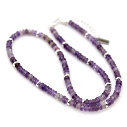 Amethyst + Silver Necklace - NC-509S