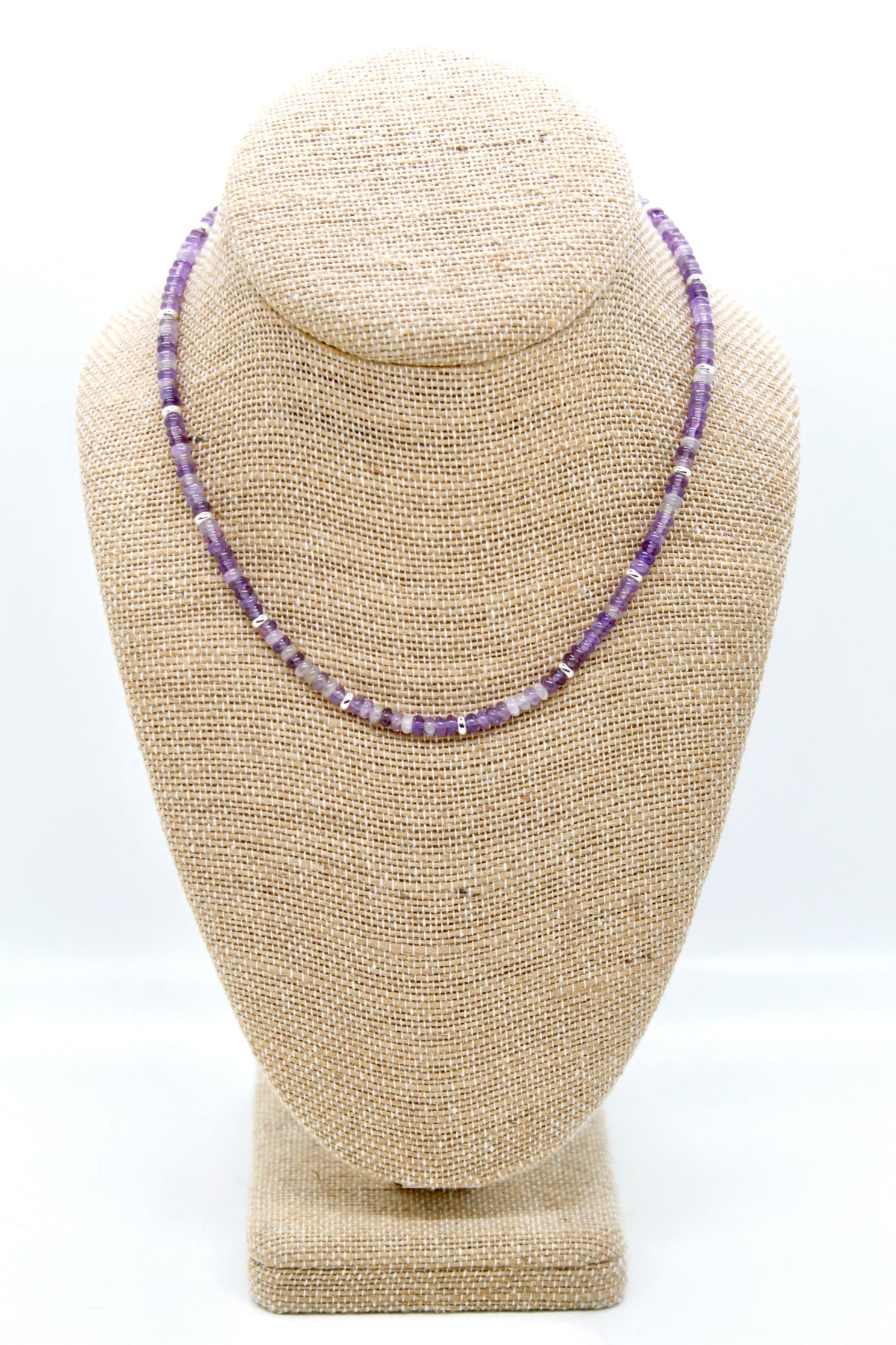 Amethyst + Silver Necklace - NC-509S