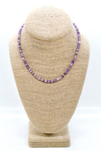 Load image into Gallery viewer, Amethyst + Silver Necklace - NC-509S
