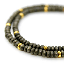 Load image into Gallery viewer, Pyrite + Gold Necklace - NC-510G
