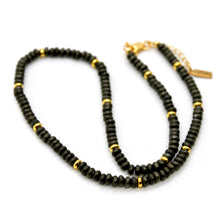 Load image into Gallery viewer, Pyrite + Gold Necklace - NC-510G

