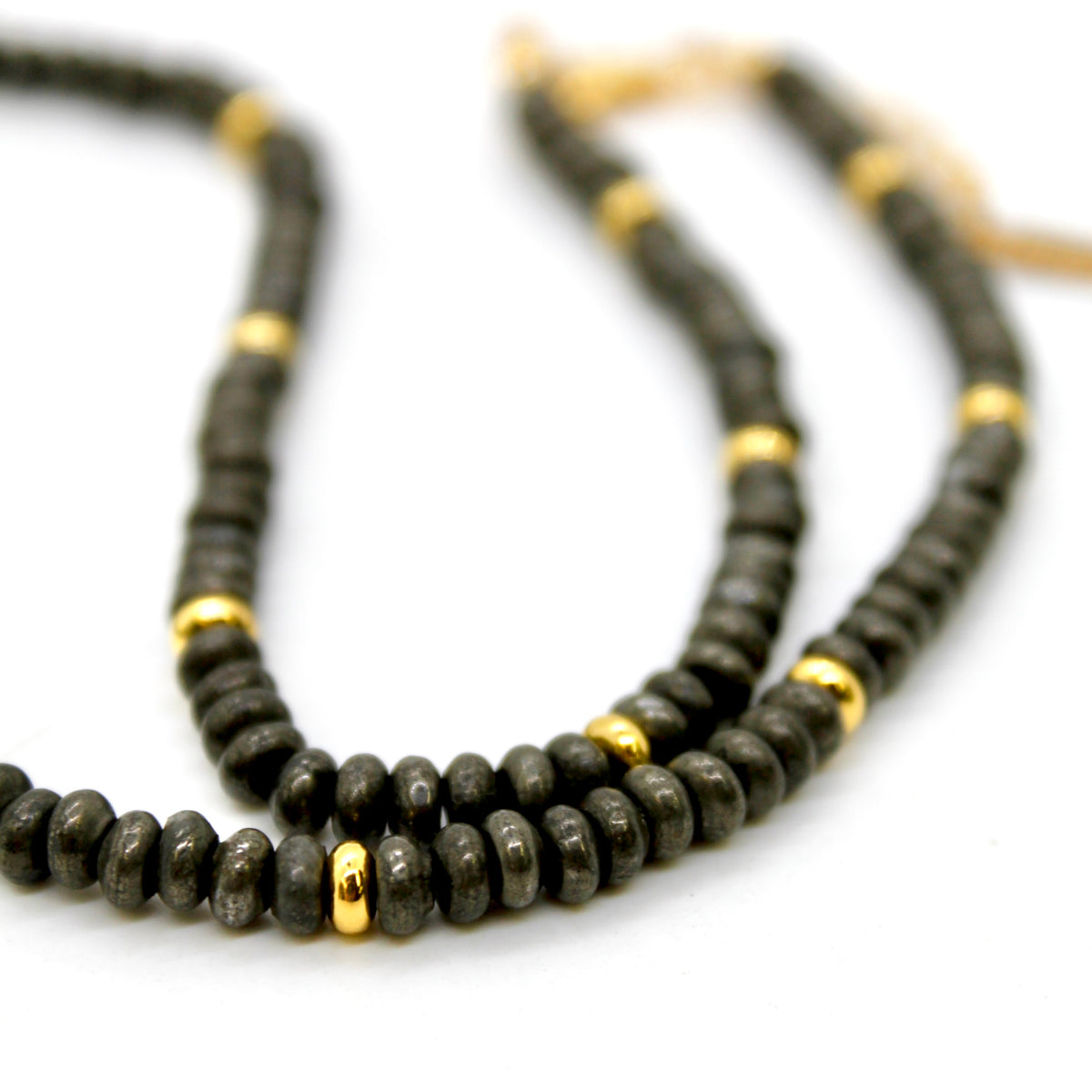 Pyrite + Gold Necklace - NC-510G