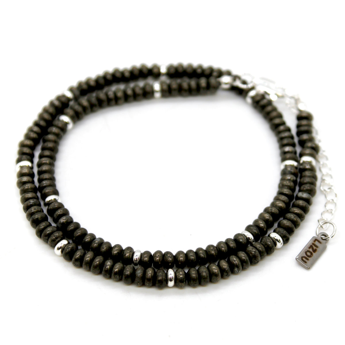 Pyrite + Silver Necklace - NC-510S