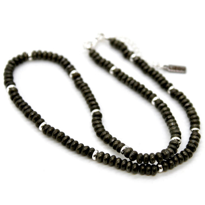 Pyrite + Silver Necklace - NC-510S