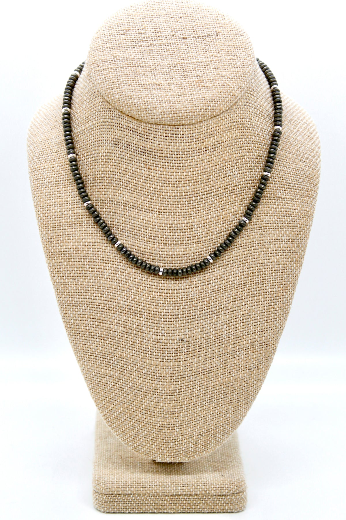 Pyrite + Silver Necklace - NC-510S