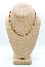 Load image into Gallery viewer, Crazy Agate + Silver Necklace - NC-513S
