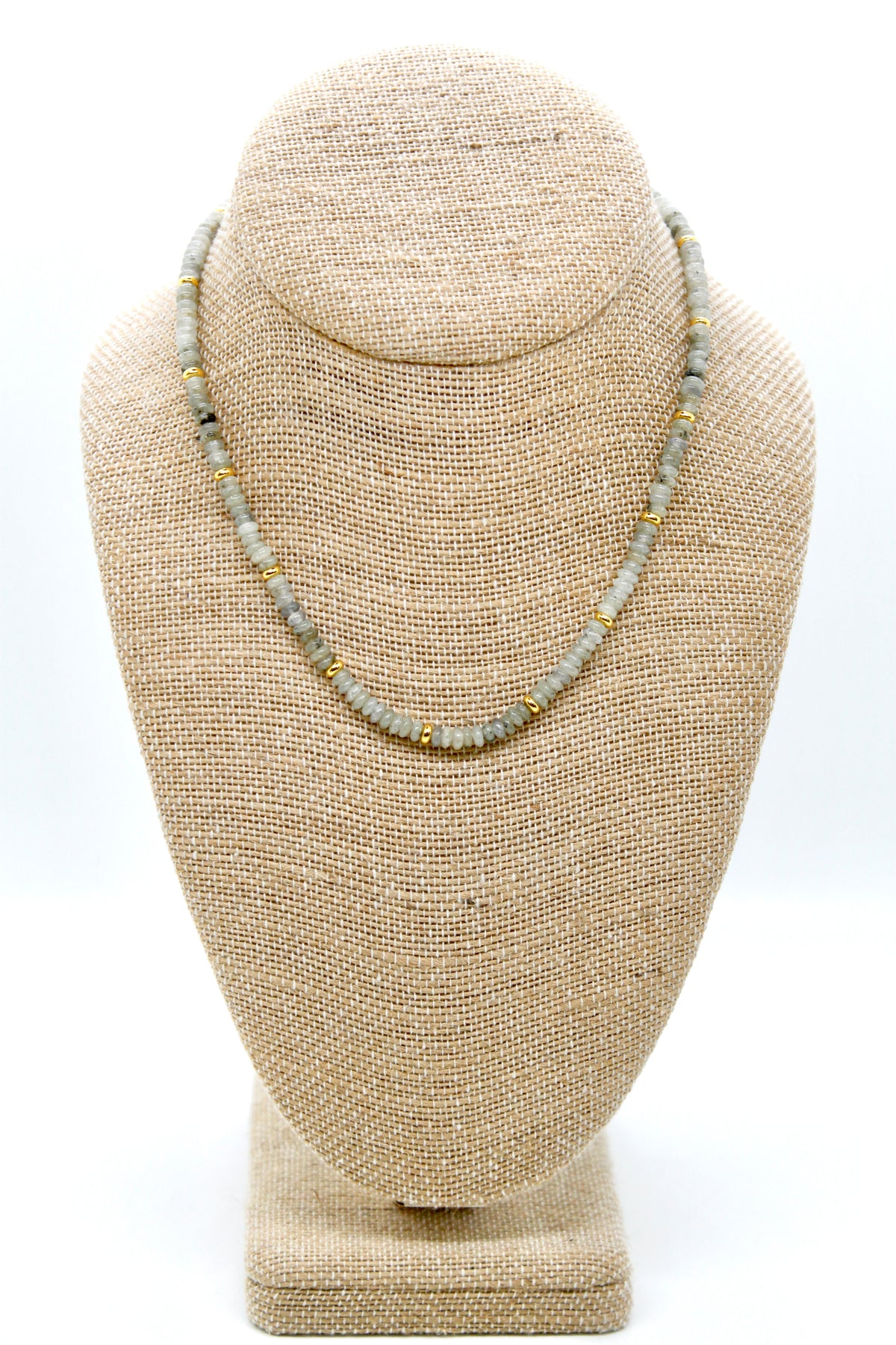 Labradorite + Gold Necklace - NC-512G