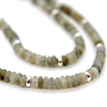 Load image into Gallery viewer, Labradorite + Silver Necklace - NC-512S
