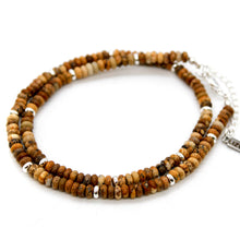 Load image into Gallery viewer, Picture Jasper + Silver Necklace - NC-514S

