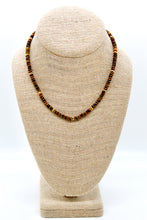 Load image into Gallery viewer, Tiger's Eye + Gold Necklace - NC-515G
