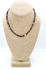 Load image into Gallery viewer, Indian Agate + Gold Necklace - NC-516G
