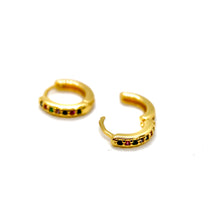 Load image into Gallery viewer, Tiny Rhinestone Mini Huggy Earrings - E4-405
