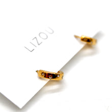 Load image into Gallery viewer, Celestial Small Clear Rhinestone Huggy Earrings - E4-411
