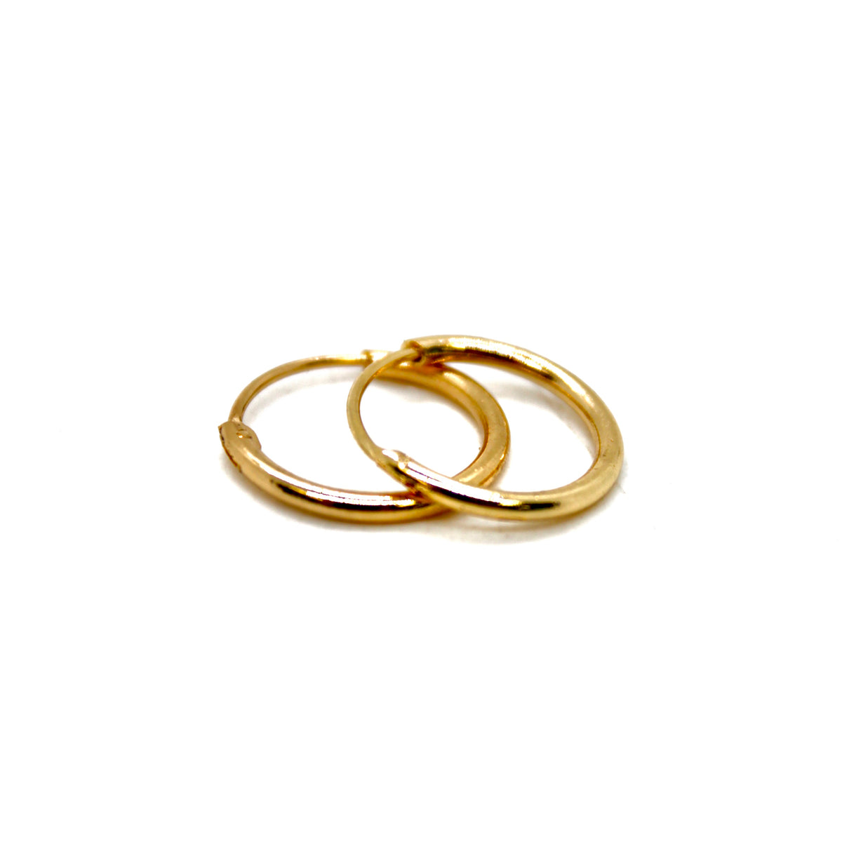 Easy and Delicate Gold Mini Huggy Earrings - E4-413