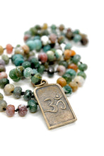 Load image into Gallery viewer, Buddha Necklace 137 - Indian Agate Faceted long Stone Necklace
