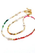 Load image into Gallery viewer, Rainbow Single Strand Pearl Necklace - Seeds Collection- N8-008
