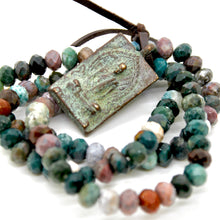 Load image into Gallery viewer, Buddha Bracelet 15 - Faceted Indian Agate
