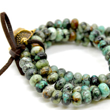 Load image into Gallery viewer, Buddha Bracelet 18 - African Turquoise

