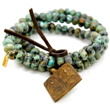 Load image into Gallery viewer, Buddha Bracelet 19 - African Turquoise

