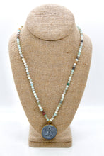 Load image into Gallery viewer, Buddha Necklace 152 - Amazonite Stretch
