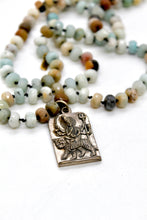 Load image into Gallery viewer, Buddha Necklace 155 - Amazonite Faceted Stone
