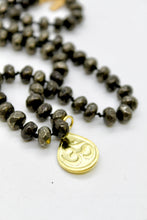 Load image into Gallery viewer, Buddha Necklace 170 - Faceted Pyrite
