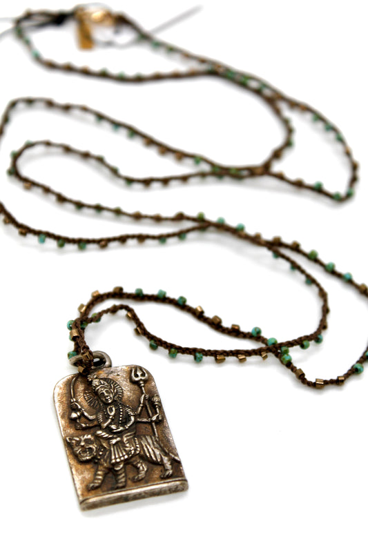 Buddha Necklace 172 - Crochet Necklace