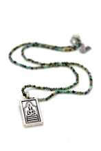 Load image into Gallery viewer, Buddha Necklace 180 - Semi Precious Stone Beaded Necklace
