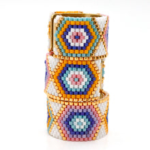 Load image into Gallery viewer, Adjustable Miyuki Seed Bead Ring - Seeds Collection - R8-001
