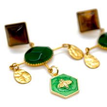 Load image into Gallery viewer, Chandelier Bee Sweet Dangle Earrings  - E4-453
