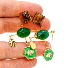 Load image into Gallery viewer, Chandelier Bee Sweet Dangle Earrings  - E4-453
