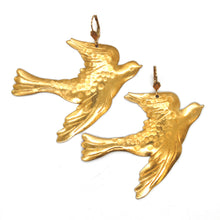 Load image into Gallery viewer, Large Flying Dove Earrings  - E4-450
