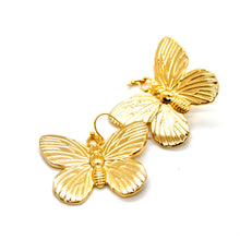 Load image into Gallery viewer, Large Butterfly Earrings  - E4-452
