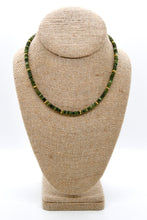 Load image into Gallery viewer, Olive Jade + Gold Necklace - NC-520G
